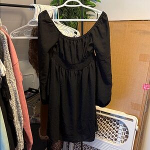 Elegant Black Off-Shoulder Dress